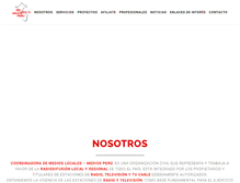 Tablet Screenshot of mediosperu.org